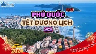 TOUR PHÚ QUỐC 3N3Đ – 4 ĐẢO – BÃI SAO – GRAND WORLD - LỄ THẮP SÁNG CÂY THÔNG NOEL