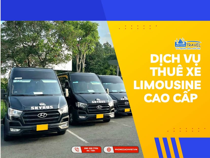 Dịch Vụ Limousine VIP | Giá Thuê Xe Ưu Đãi 2025
