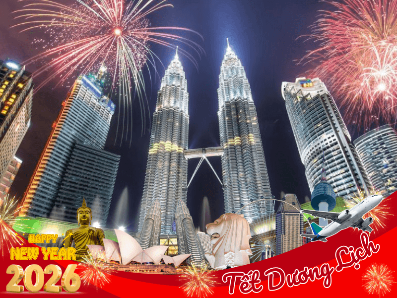 Tết này đi đâu? Gợi ý tour Singapore – Malaysia 5 ngày 4 đêm cực hot 2026!